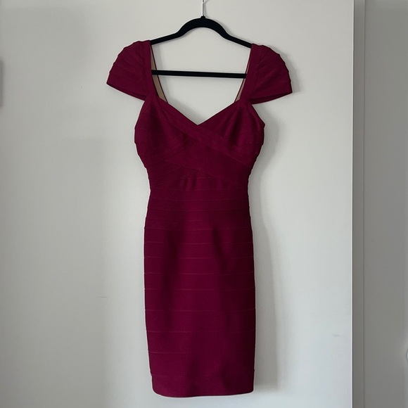 XS Herve Leger Red dress